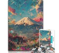 1000 Piece Jigsaw Puzzles for Adults & Teens Mount Fuji, Japan,Challenging Game for Is Ideal As A Gift for The Whole Family (38x26cm)