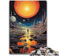 1000 Piece Jigsaw Puzzles for Adults & Teens Mountain of Dreams Stress Reliever Difficult Challenge Every Piece Is Unique - Challenging Family Fun Game 38x26cm
