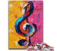1000 Piece Jigsaw Puzzles for Adults & Teens Musical Symbols Adult Jigsaw,Family Educational Games Home Decoration Gift (38x26cm)