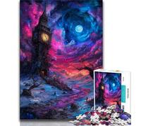 1000 Piece Jigsaw Puzzles for Adults & Teens Mysterious Big Ben,Challenging Game for Is Ideal As A Gift for The Whole Family (38x26cm)