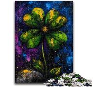 1000 Piece Jigsaw Puzzles for Adults & Teens Mysterious Four-Leaf Clover Educational Games DIY Toys for Is Ideal As A Gift for The Whole Family 50x75cm
