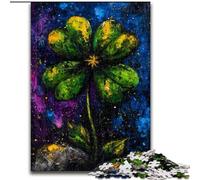 1000 Piece Jigsaw Puzzles for Adults & Teens Mysterious Four-Leaf Clover, Educational Games Home Decoration Is Ideal As A Gift for The Whole Family (Size 50x75cm)