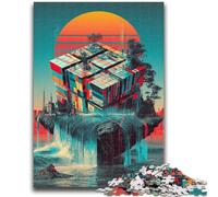 1000 Piece Jigsaw Puzzles for Adults & Teens Mysterious Sculpture Art Suitable for Ages 14 And Up Family Games Deal As Gifts for The Whole Family 38x26cm