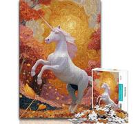 1000 Piece Jigsaw Puzzles for Adults & Teens Mysterious Unicorn 1000 Piece Jigsaw,for Challenging Toy Game And Family Play (size 75x50cm)
