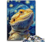 1000 Piece Jigsaw Puzzles for Adults & Teens Night Sky Lizard Educational Games DIY Toys for Is Ideal As A Gift for The Whole Family 26x38cm
