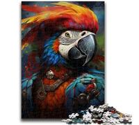 1000 Piece Jigsaw Puzzles for Adults & Teens Pirate Parrot Puzzles for Teenagers,learning Educational for Is Ideal As A Gift for The Whole Family (50x75cm)