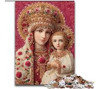 1000 Piece Jigsaw Puzzles for Adults & Teens Portrait of Mary The Mother, Quiz Game Enhance Love between Couples for And Age 14 (Size 50x75cm)