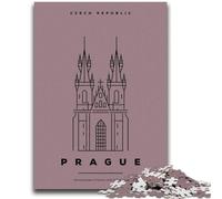 1000 Piece Jigsaw Puzzles for Adults & Teens Prague Czech Republic Suitable for Ages 14 And Up Family Games Deal As Gifts for The Whole Family (size 38x26cm)
