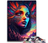 1000 Piece Jigsaw Puzzles for Adults & Teens Psychedelic By Nature Educational Games Wall Decoration Unique Birthday And Xmas Gifts 26x38cm