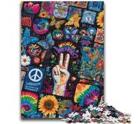 1000 Piece Jigsaw Puzzles for Adults & Teens Psychedelic Challenging Game And Family Play A Work of Art for Age 14 26x38cm