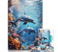 1000 Piece Jigsaw Puzzles for Adults & Teens Purple Magic Butterfly Puzzles,with Matching Poster And Trivia Sheet for And Age 14 Years Up (size 75x50cm)