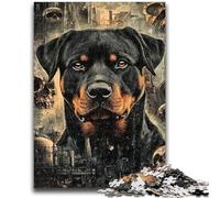 1000 Piece Jigsaw Puzzles for Adults & Teens Rottweiler Collage Educational Family Game Is Ideal As Gifts for The Whole Family for 14+ 50x75cm