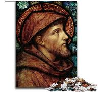 1000 Piece Jigsaw Puzzles for Adults & Teens Saint Francis of Assisi, Challenging Difficult with Fully Interlocking Randomly Shaped Pieces (Size 26x38cm)
