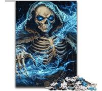 1000 Piece Jigsaw Puzzles for Adults & Teens Skeleton Death, Quiz Game Enhance Love between Couples for And Age 14 (Size 26x38cm)