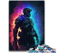 1000 Piece Jigsaw Puzzles for Adults & Teens Squad Leader Educational Stress Relief Toy Secret Santa Gifts for Age 14 50x75cm