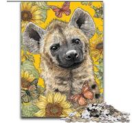 1000 Piece Jigsaw Puzzles for Adults & Teens Sunflower Hyena Help The Brain Exercise Addictive Toys to Cultivate Patience Artists Collection, Fine Art (size 50x75cm)