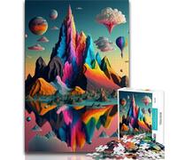 1000 Piece Jigsaw Puzzles for Adults & Teens Surreal Landscape 1000 Piece Puzzle,family Fun Games Is Ideal As A Gift for The Whole Family (size 75x50cm)