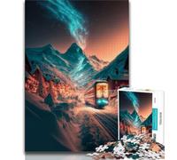 1000 Piece Jigsaw Puzzles for Adults & Teens Surreal Winter 1000 Piece Puzzle,family Fun Games Is Ideal As A Gift for The Whole Family (size 38x26cm)