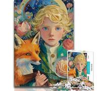 1000 Piece Jigsaw Puzzles for Adults & Teens The Little Prince And The Fox 1000 Pieces for Adults,Secret Santa Gifts for Age 14 Years Up (size 75x50cm)