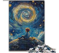 1000 Piece Jigsaw Puzzles for Adults & Teens The Little Prince of The Night Sky, Challenging Difficult with Fully Interlocking Randomly Shaped Pieces (Size 26x38cm)