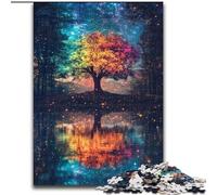 1000 Piece Jigsaw Puzzles for Adults & Teens Tree of Life, Challenging Difficult with Fully Interlocking Randomly Shaped Pieces (Size 26x38cm)