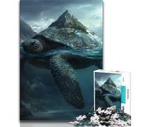 1000 Piece Jigsaw Puzzles for Adults & Teens Turtle Island Landscape 1000 Piece Jigsaw,Educational Stress Relief Toy Great Gifts And Toys (size 75x50cm)