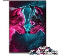 1000 Piece Jigsaw Puzzles for Adults & Teens Two Wolves,Challenging Game for Is Ideal As A Gift for The Whole Family 50x75cm