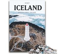 1000 Piece Jigsaw Puzzles for Adults & Teens Visit Iceland for And 14 Years And over Impossible Game Christmas Birthday Gift (size 38x52cm)