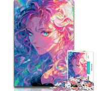 1000 Piece Jigsaw Puzzles for Adults & Teens Watercolours Goddess,Challenging Game Toys for Is Ideal As A Gift for The Whole Family 38x26cm