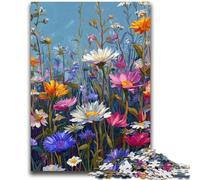 1000 Piece Jigsaw Puzzles for Adults & Teens Wildflower Summer Challenging Game And Family Play A Work of Art for Age 14 50x75cm