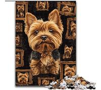 1000 Piece Jigsaw Puzzles for Adults & Teens Yorkshire Terrier Collage Help The Brain Exercise Addictive Toys to Cultivate Patience Artists Collection, Fine Art (size 50x75cm)