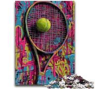 1000 Piece Jigsaw Puzzles for Adults Tennis Sports Puzzles,Decompressing Intellectual Educational Toy Perfect Decoration (75x50cm)