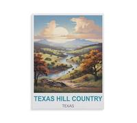 1000 Piece Jigsaw Puzzles for Adults，Texas Hill Country Texas，Jigsaw Puzzle Adult Paper Puzzles Family Entertainment Toys（50x70cm）-HI58