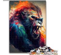 1000 Piece Jigsaw Puzzles for Adults The Angry Ape cardboard Puzzles Family Fun Craft, Perfect for Birthdays, Holidays Size 26X38CM