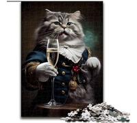 1000 Piece Jigsaw Puzzles for Adults The Aristocat Wooden Jigsaw Puzzles for Adults Christmas Halloween Mother's Day New Year Easter Gift (Size 50x75cm)