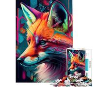 1000 Piece Jigsaw Puzzles for Adults The Clever Fox Fun at Home Activities, Home Art Decor Brain Teaser Game for And from 14 Years And over (38x52cm)