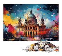 1000 Piece Jigsaw Puzzles for Adults The Colorful Psychedelia of The Hofburg Palace Jigsaw for Gifts Stress Reliever Difficult Challenge 1000pcs(38x26cm)