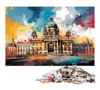1000 Piece Jigsaw Puzzles For Adults The Colorful Psychedelia of The Hofburg Palace Puzzles for Adults & Kids Paper Jigsaw Great Gift 1000pcs(38x26cm)
