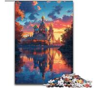 1000 Piece Jigsaw Puzzles for Adults The Colourful Taj Mahal Jigsaw Challenging Brain Teaser for Teenagers, Family Game Night Fun (size : 50x75cm)