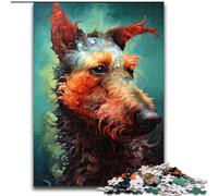 1000 Piece Jigsaw Puzzles for Adults The Confident Terrier cardboard Jigsaw Puzzles for Adults size 26x38cm Creative Family Game & Home Decor, for Teenagers