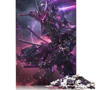 1000 Piece Jigsaw Puzzles for Adults The Cyberrobotic Samurai Wooden Jigsaw Puzzles for Adults Puzzles Educational Puzzle for Family And Friends Gifts 1000pcs (75x50cm)