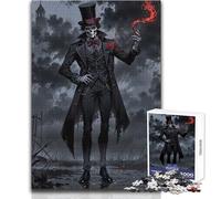 1000 Piece Jigsaw Puzzles for Adults The Gentleman Reaper - Victorian Death's Embrace Brainteaser Family Games Stress Reliever Gift For Birthdays Size 38x26cm