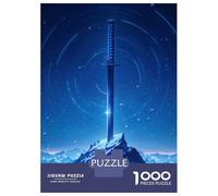 1000 Piece Jigsaw Puzzles for Adults The Polaris Sword Adult Jigsaw Puzzle Toy Wall Decor Wall Decoration Unique Gifts for Birthday And Christmas 52x38cm/1000pcs