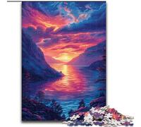 1000 Piece Jigsaw Puzzles for Adults The Sea at Sunset Jigsaw Puzzles for Adults 1000 Piece for Holidays & Birthdays (Size 50x75cm)