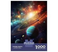 1000 Piece Jigsaw Puzzles for Adults The Solar System Jigsaw Puzzle Anti-Stress Toys Home Decoration Difficult And Challenge 52x38cm/1000pcs