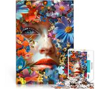 1000 Piece Jigsaw Puzzles for Adults The Vivid Flower Herausfordernd Schwierig Geburtstagsgeschenk, Geschenke75x50cm