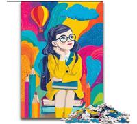 1000 Piece Jigsaw Puzzles for Adults Thinking Girl, Decompressing Intellectual Educational Toy Is Ideal As Gifts for The Whole Family (Size 50x75cm)