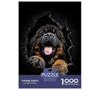 1000 Piece Jigsaw Puzzles for Adults Tibetan Mastiff Jigsaws for Adults Brain Teaser Game Stress Reliever for Is Ideal As A Gift 52x38cm/1000pcs