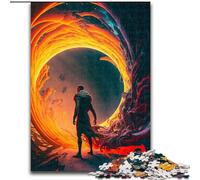 1000 Piece Jigsaw Puzzles for Adults Time Traveler 1000 Piece Puzzle An for Christmas Or Birthdays Size 50X75CM