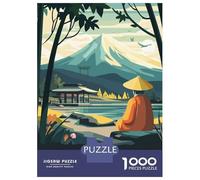 1000 Piece Jigsaw Puzzles for Adults Tokaido Board Game Inspired Illustration Jigsaw Puzzle Anti-Stress Toys Home Decoration Difficult And Challenge 70x50cm/1000pcs